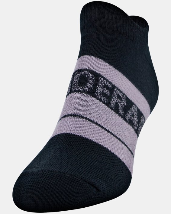 Women's UA Essential No Show – 6-Pack Socks, Gray, pdpMainDesktop image number 8